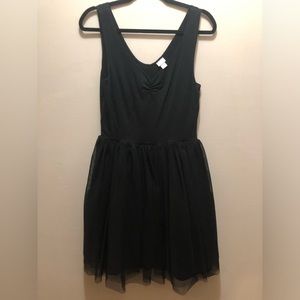 NWOT Tulle Black Dress